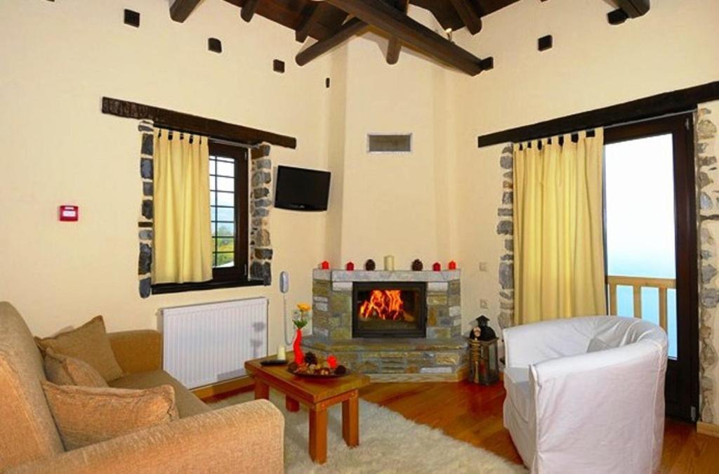 Aparthotel Prasino - Galazio Mourésion Pokój zdjęcie