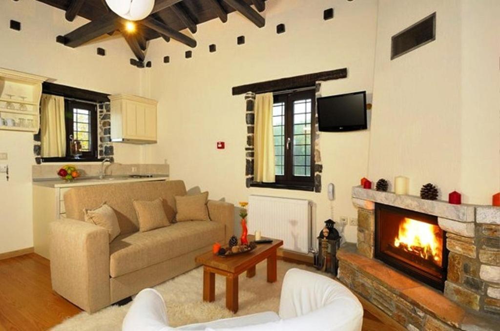 Aparthotel Prasino - Galazio Mourésion Zewnętrze zdjęcie